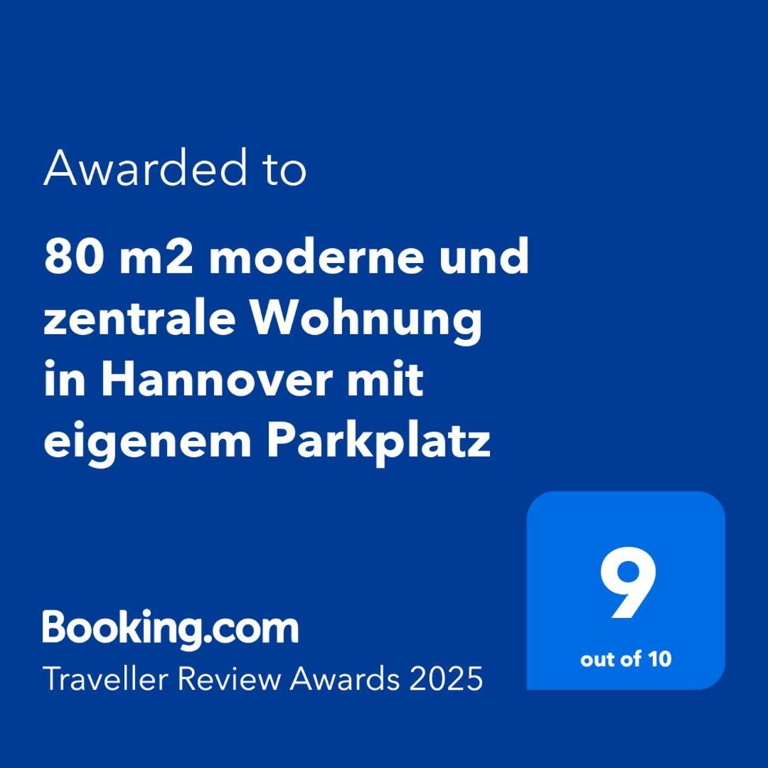 80 M2 Moderne Und Zentrale Wohnung In Hannover Mit Eigenem Parkplatz ภายนอก รูปภาพ
